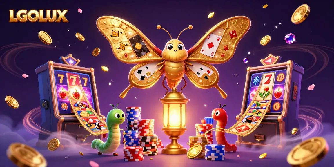 Experience thrilling wins at LGOLUX with vibrant slot reels dazzling players.