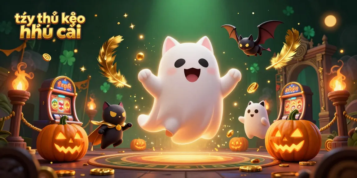 Explore tỷ lệ kèo nhà cái through engaging visuals of a haunted casino adventure with rich gaming elements.