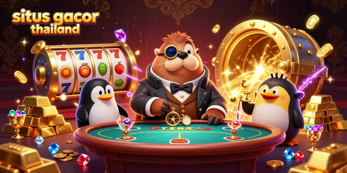 Enjoy thrilling gameplay at situs gacor thailand with vibrant slot reels and lively characters.