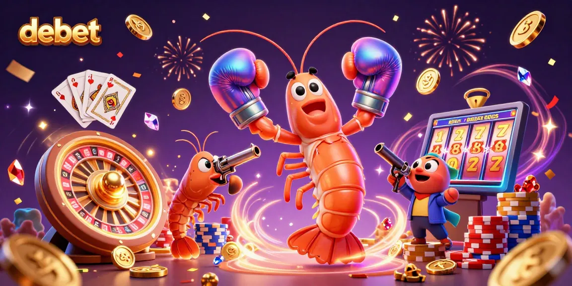 Experience the thrill of debet with vibrant casino action featuring unique characters and game elements.