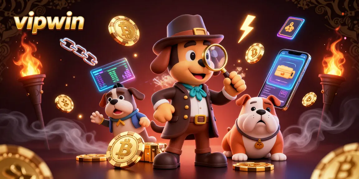 Engage with exciting moments at vipwin as a cartoon detective discovers poker treasure!
